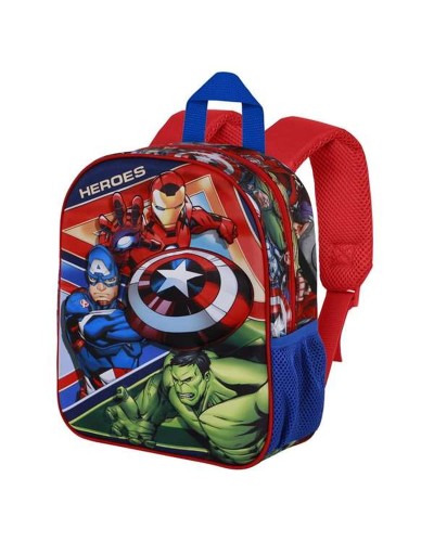 Schulrucksack The Avengers Blau 30 x 25 x 10 cm
