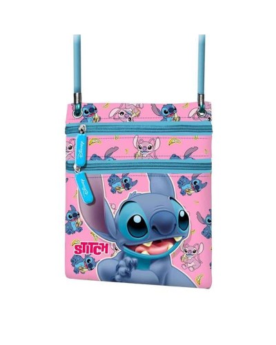 Bolso Bandolera Stitch Azul 17 x 15 x 4 cm