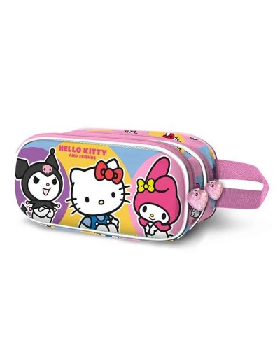 Necessaire Hello Kitty Rosa 10 x 22 x 8 cm