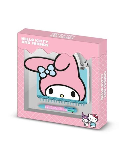 Diario con Accesorios My Melody Rosa 24 x 23 x 2,5 cm