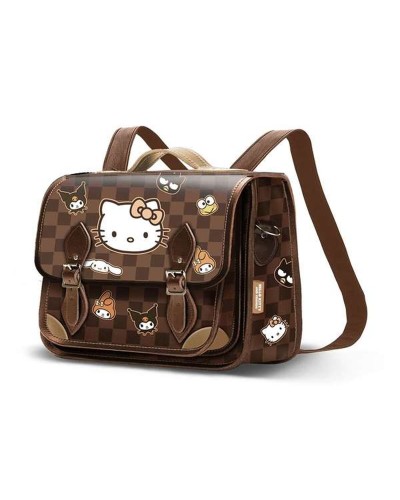 Sac à dos enfant Hello Kitty Marron 20 X 27 X 11,5 CM