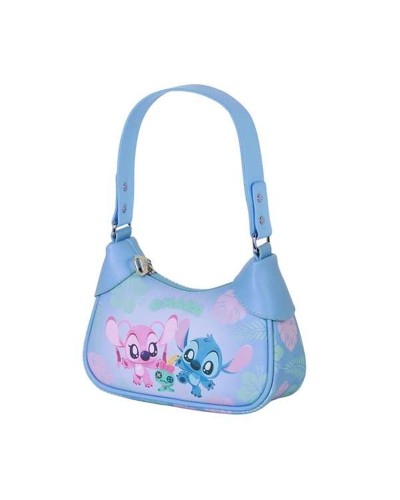 Bolso Bandolera Lilo & Stitch Azul 14,5 X 21,5 X 8 CM