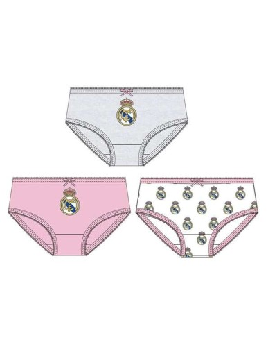 Confezione di Slip da Bambina Real Madrid C.F. Multicolore