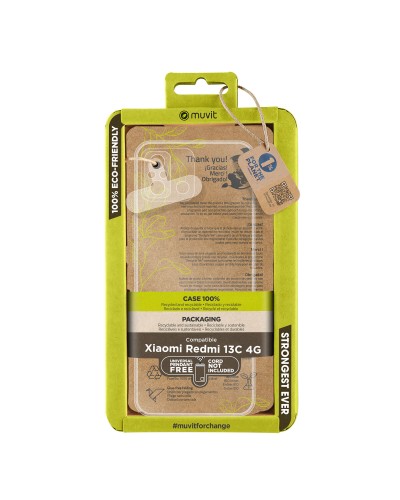 Mobilfodral Muvit for Change Redmi 13C 4G Transparent