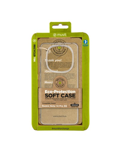 Handyhülle Muvit Xiaomi Redmi Note 14 Pro 5G Durchsichtig