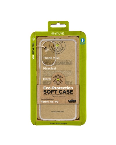 Mobilfodral Muvit for Change Xiaomi Redmi A5 4G Transparent