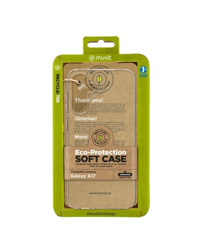 Mobile cover Muvit for Change Galaxy A17 Transparent