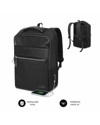 Laptop Backpack Subblim SUBBP-2BL1015 Black