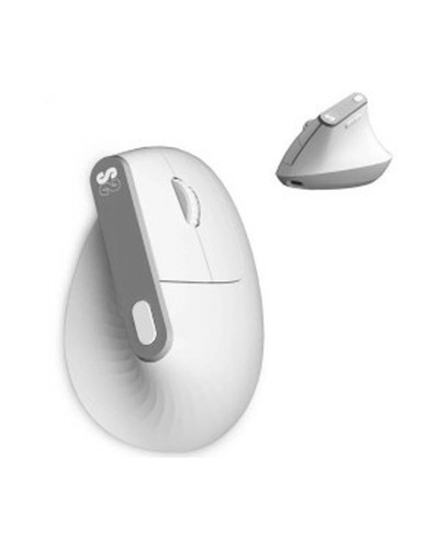 Ratón Ergonómico Óptico Subblim SUBMO-EDNVW02 Blanco 4000 dpi