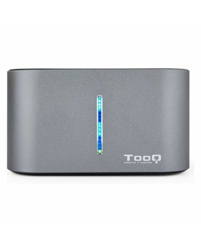 Dock Station Dual TooQ TQDS-805G 2.5"-3.5" HDD/SSD SATA USB 3.0 Gris
