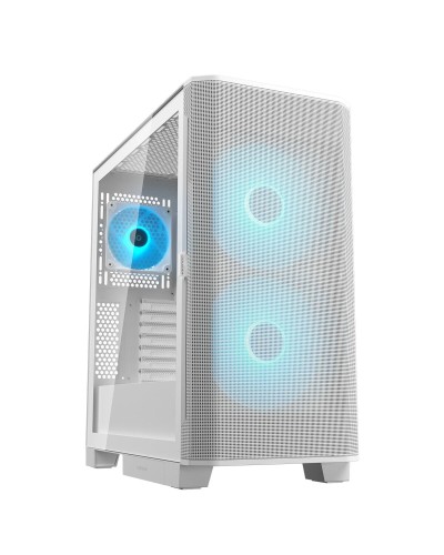 Caja Semitorre ATX Cougar Airface Flo RGB White Blanco