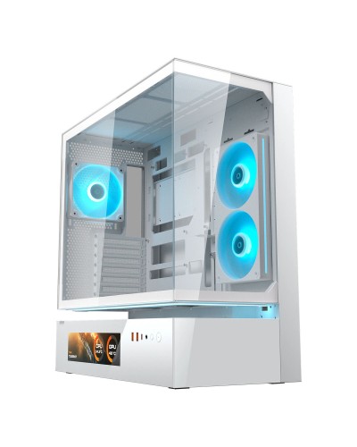 Caja Semitorre ATX Cougar CFV235 Vision White Blanco