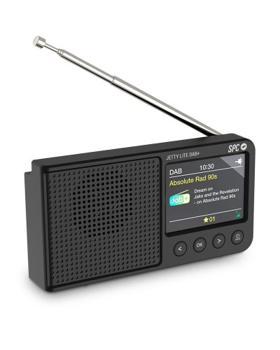 Transistor Radio SPC JETTY LITE DAB+ 4591N Black Retro