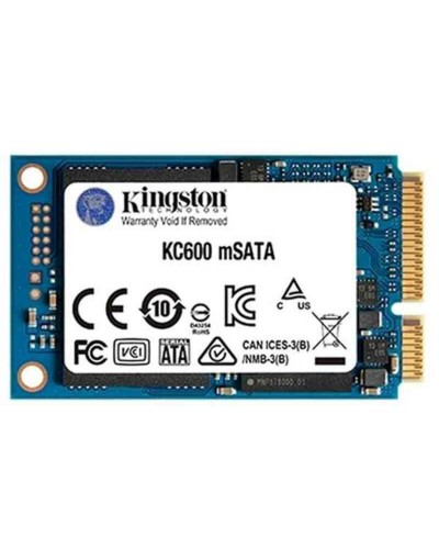 Hard Drive Kingston KC600MS TLC 3D mSATA 512 GB SSD
