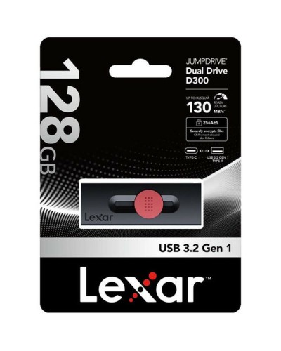 Memoria USB Lexar LJDD300128G-BNBNG
