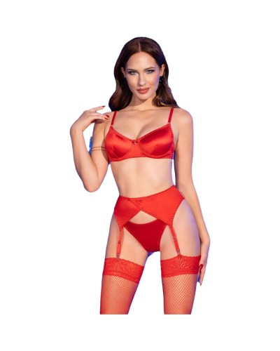 Conjunto de Lencería Chilirose Rojo