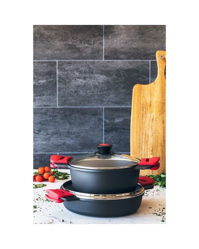 Casserole avec Couvercle en Verre BRA A410528 3 L