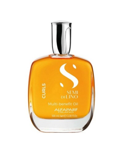 Haarolie Alfaparf Milano Semi Di Lino Curls 100 ml Multifunctioneel