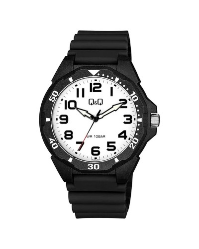 Miesten rannekellot Q&Q GENT ONLY TIME (Ø 43 mm)