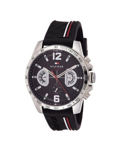 Men's Watch Tommy Hilfiger DECKER Black (Ø 46 mm)