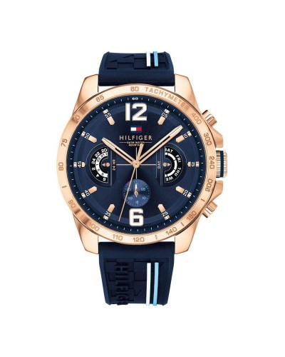Unisex kellot Tommy Hilfiger DECKER Musta (Ø 46 mm)