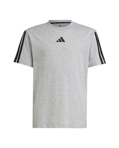 T-shirt à manches courtes homme Adidas 3stripes Gris clair