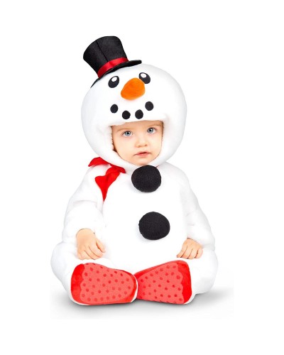 Verkleidung für Babys My Other Me Schneemann 12-24 Monate Weiß