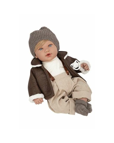 Baby-Puppe Arias Elegannce Iria Braun Grau 45 cm