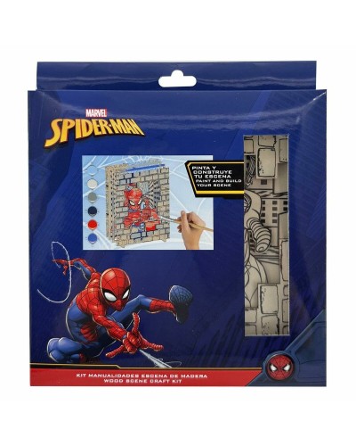 Uppsättning manuella aktiviteter Spider-Man Trä