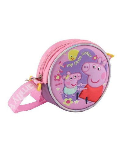 Olkalaukku Peppa Pig Pinkki 13 x 13 x 4 cm