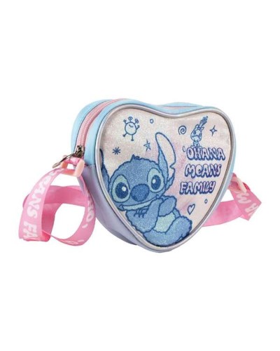 Bolso Bandolera Stitch Rosa 15 x 14 x 4 cm