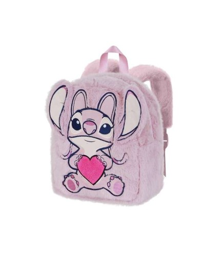Mochila Infantil Lilo & Stitch Angel Rosa 30 x 25 x 15 cm