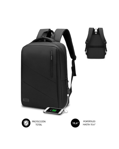 Rucksack mit Power Bank und Fach für Tablet und Laptop Subblim Oxford