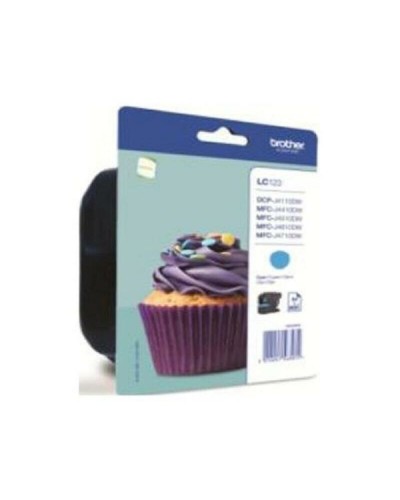 Compatibele inktcartridge Brother LC123CBP Cyaan