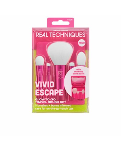 Kit de broche de maquillage Real Techniques VIVID ESCAPE 5 Pièces