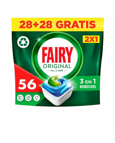 Pastiglie per lavastoviglie Fairy TODO EN 1 LIMON 56 Unità