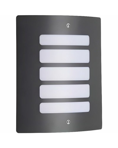 Wandleuchte Brilliant Anthrazit Kunststoff 60 W E27