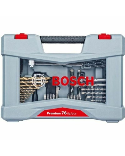 Spolset BOSCH 2608P00234 76 Delar Rostfritt stål Transportfodral