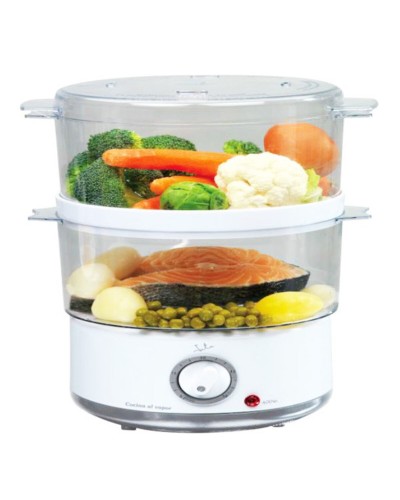 Food Steamer JATA CV200_Blanco 400 W White Plastic