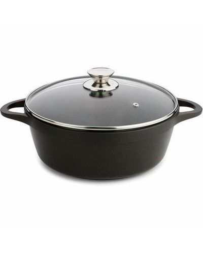 Cacerola Con Tapa Valira 4141/25 Negro Ø 24 cm