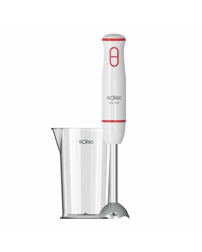 Hand-held Blender Solac BA5625 White Red 1000 W