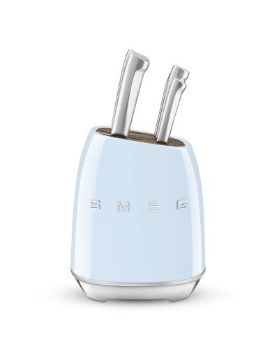 Set di Coltelli da Cucina con Supporto Smeg KBSF02PB