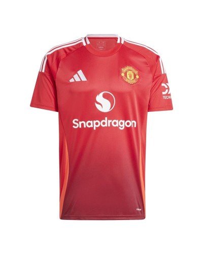 Heren Voetbal T-shirt met Korte Mouwen Adidas Manchester United 2024/2025 Home