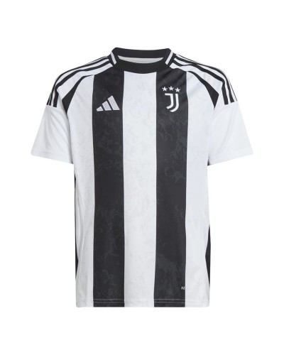 Camiseta de Fútbol de Manga Corta para Niños Adidas Juventus 24/25 Home Negro
