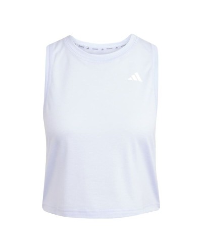 Maglia Smanicata da Donna Adidas We Tank Azzurro Chiaro Fitness