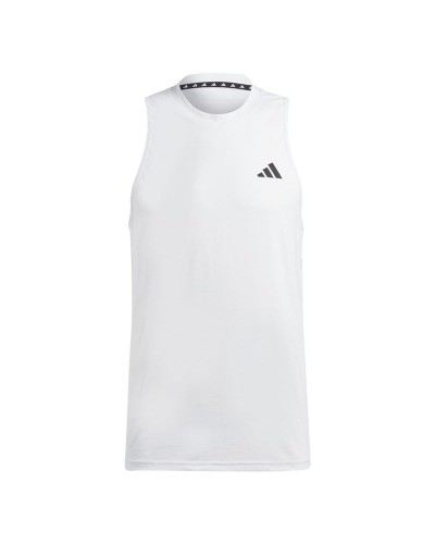 Camiseta para Hombre sin Mangas Adidas Training Essentials Blanco