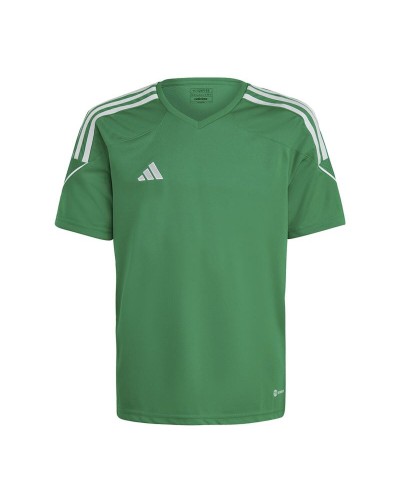 Kurzarm Fußballshirt für Kinder Adidas Tiro 23 grün