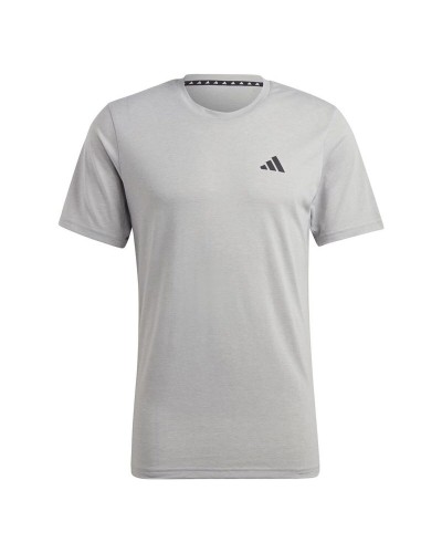 Heren-T-Shirt met Korte Mouwen Adidas Aeroready Grijs