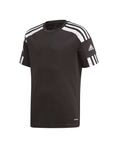 Maillot de Football à Manches Courtes pour Enfants Adidas Squad 21 Noir