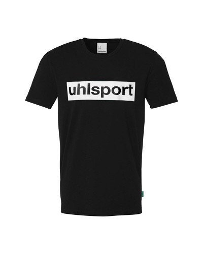 Camiseta de Fútbol de Manga Corta Hombre Uhlsport Essential Promo Negro